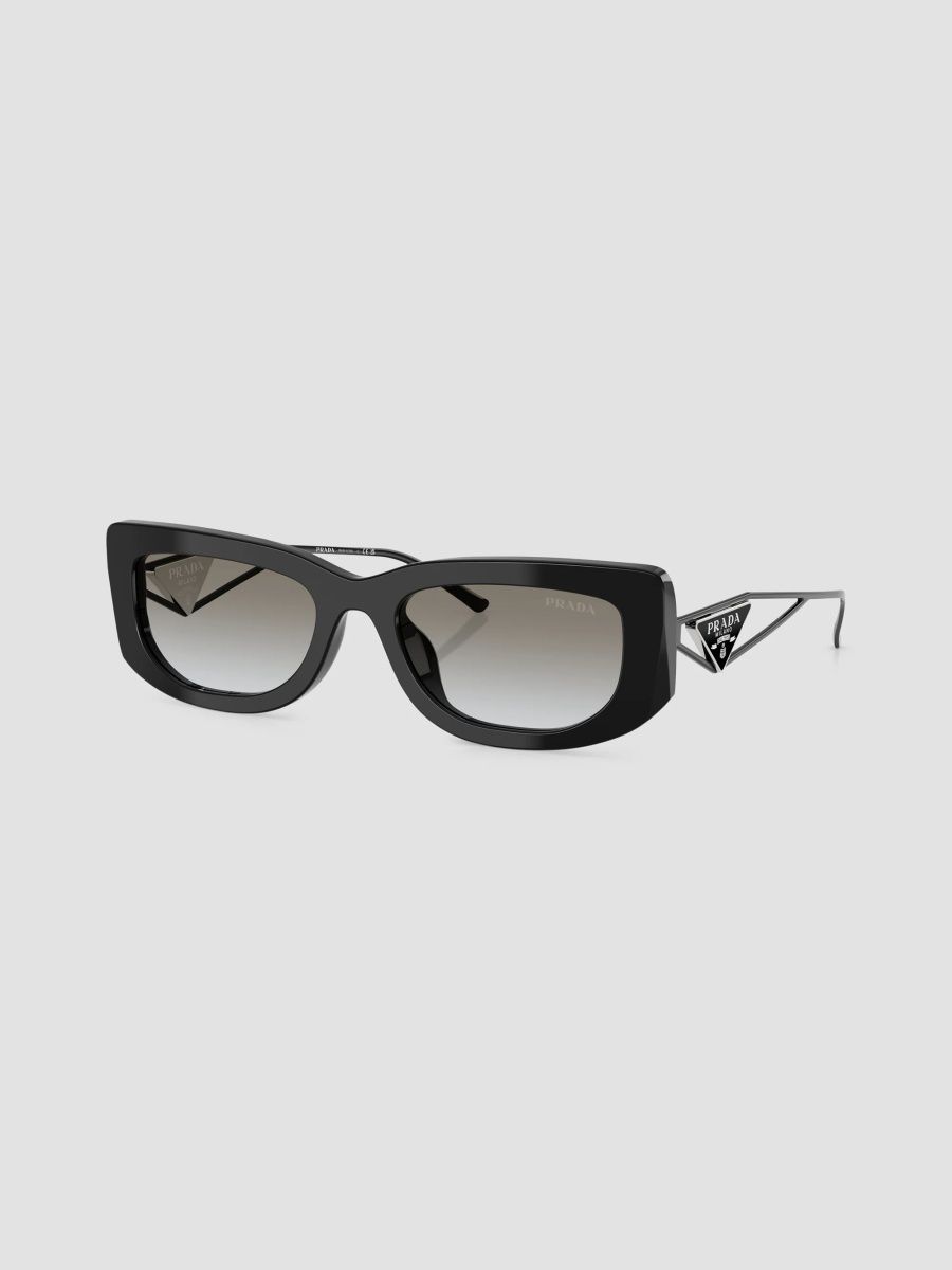 Prada Women's 53MM Rectangular Sunglasses - Black