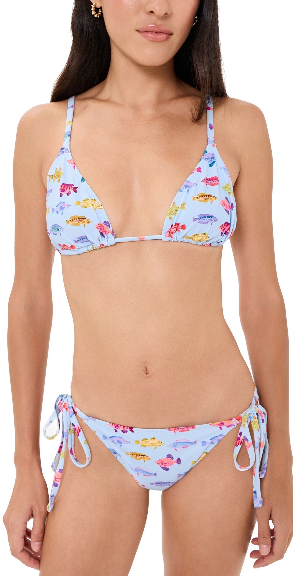 Hill House Home The Alessia Bikini Set Rainbow Fish XXS