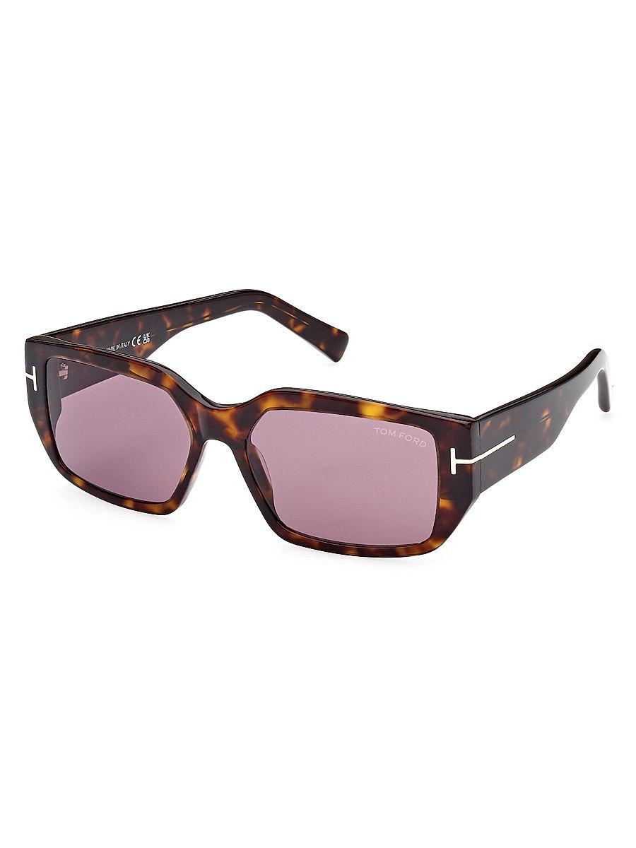 Men's Silvano-02 56MM Sunglasses - Havana