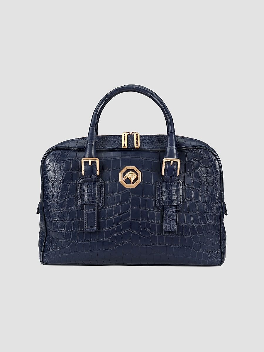 Men's Classic Croc Adjustable Portfolio Bag - Dark Blue