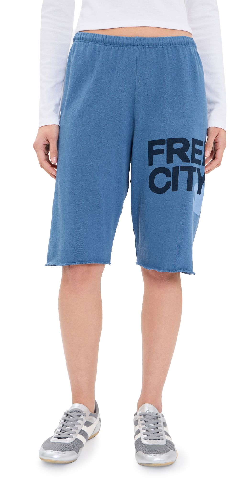 FREECITY Sweatshorts BLUEWASH XL