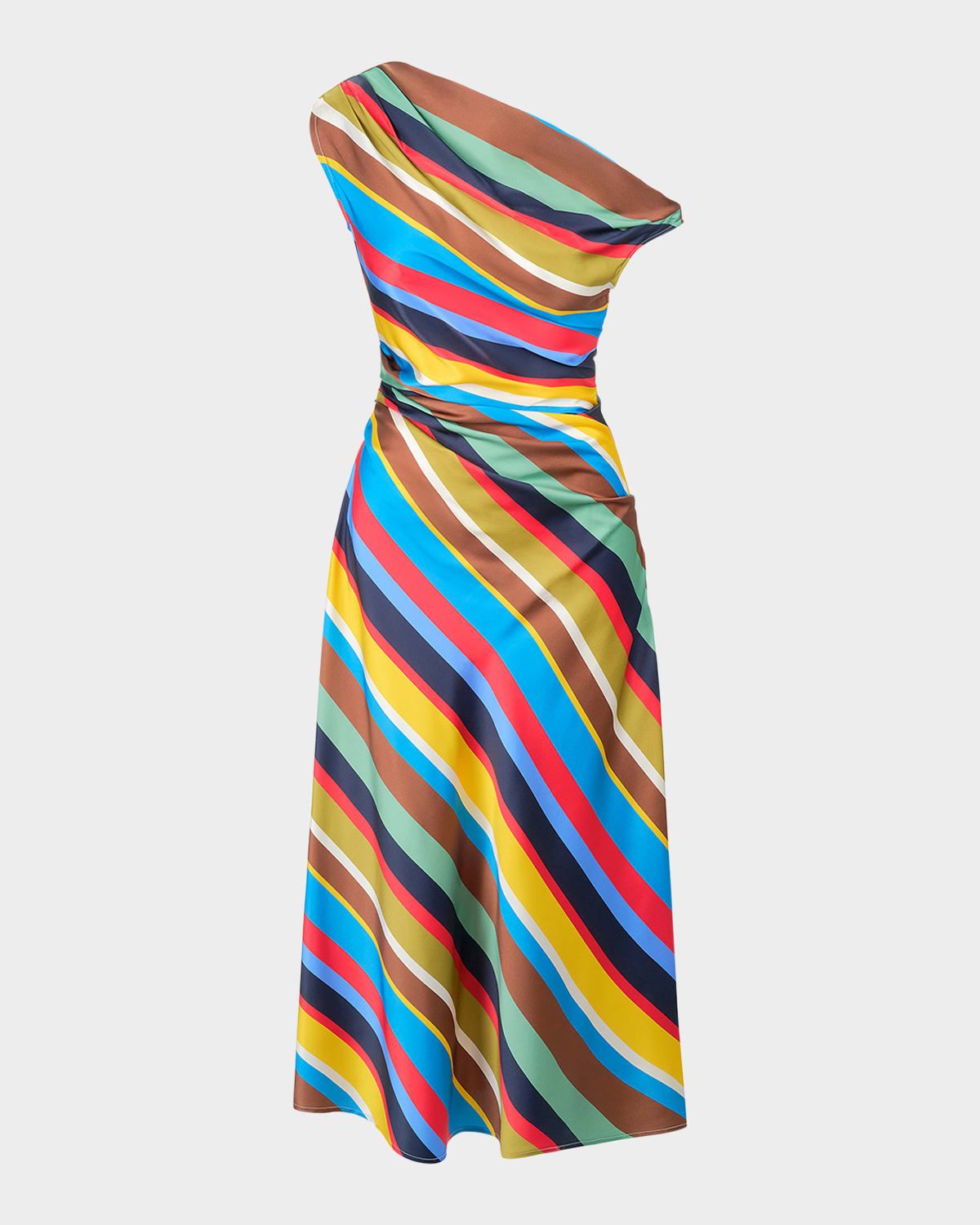 Phara Silk Midi Dress