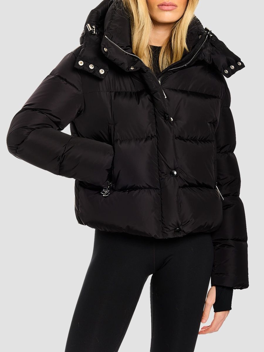 SAM. Women's Jojo Down Puffer Jacket - Matte Black - Size XL