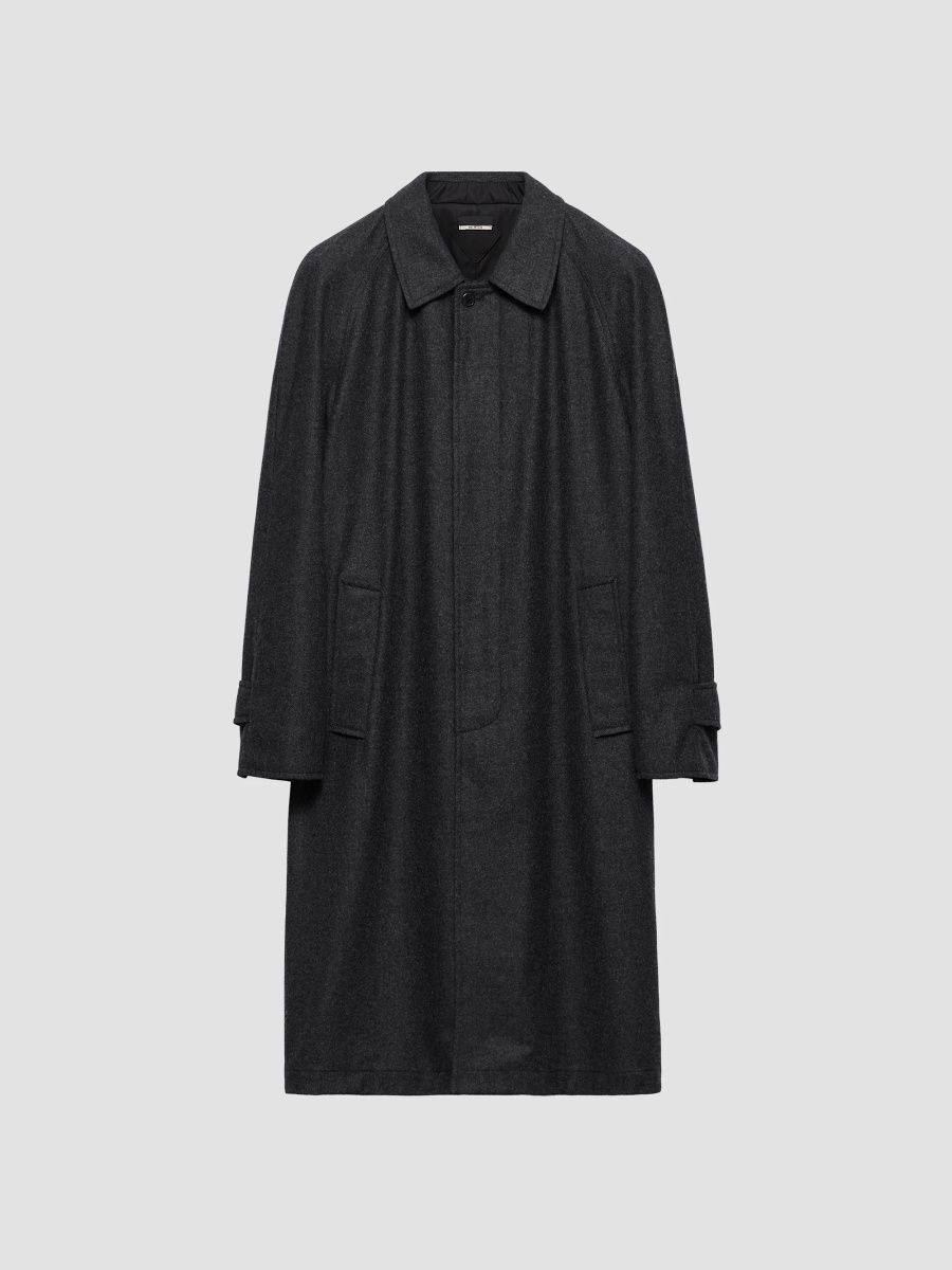 Prada Men's Re-Wool Coat - Grey