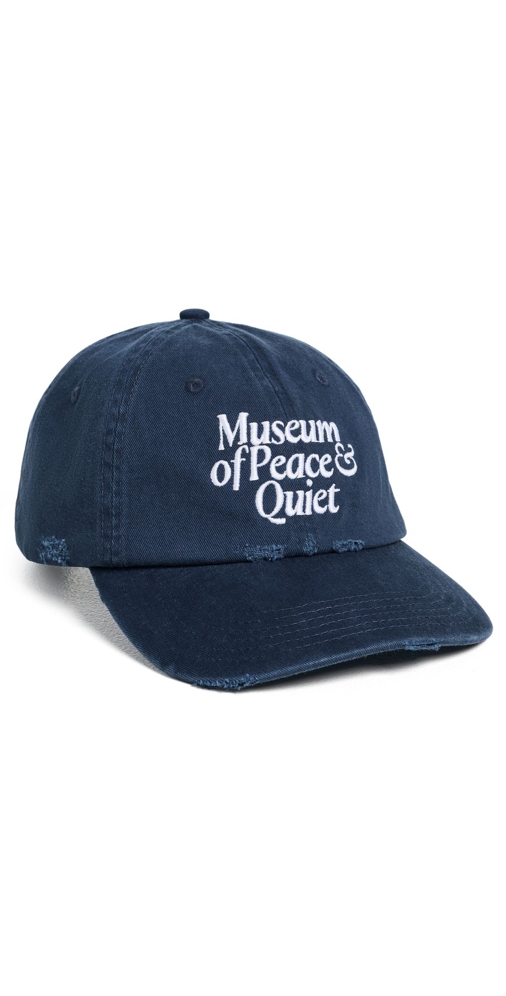 Museum of Peace and Quiet Mid Century Distressed Dad Cap Navy One Size