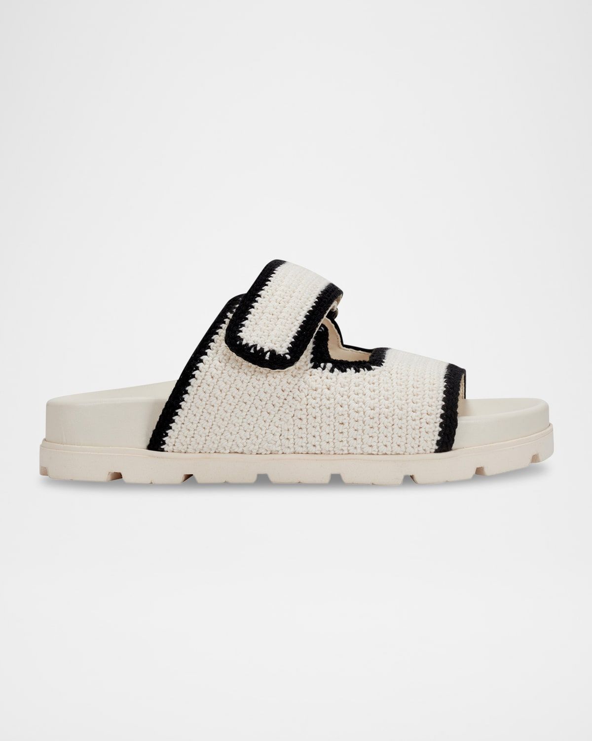 Brinley Crochet Grip Sporty Slide Sandals