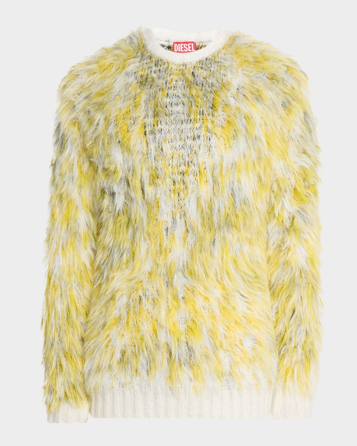 Men & apos;s K-Allen Fluffy Jacquard Knit Crewneck Sweater