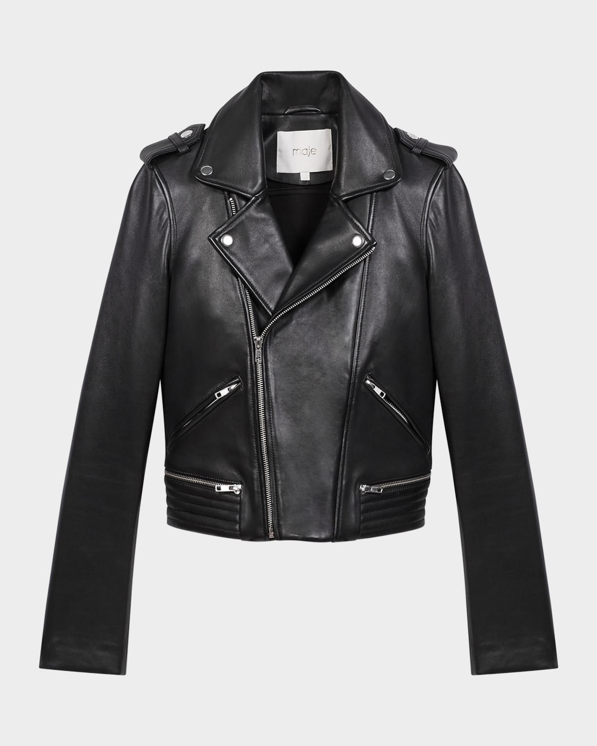 Basaltm Leather Biker Jacket