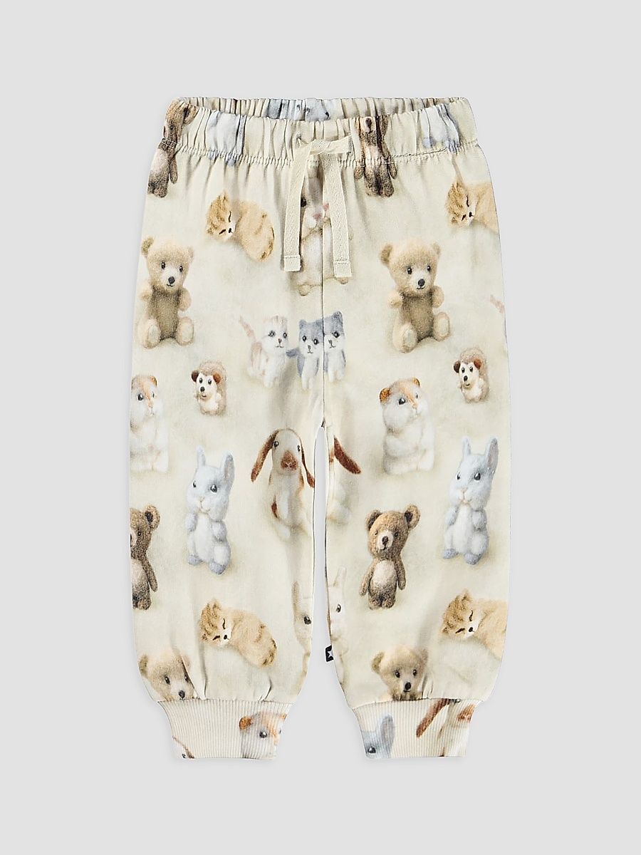 Baby Boy's & Little Boy's Simeon Animal-Print Cotton Sweatpants - Felted Friends - Size 2