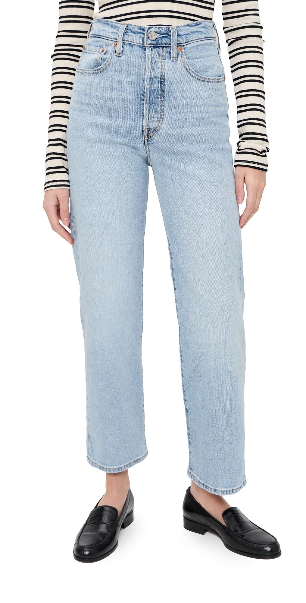 Levi's Ribcage Straight Ankle Jeans Filter Her Ltw 28