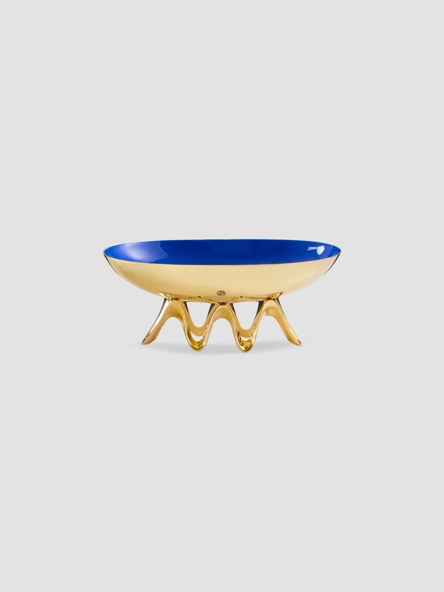 Jonathan Adler Oscar Long Bowl - Cobalt