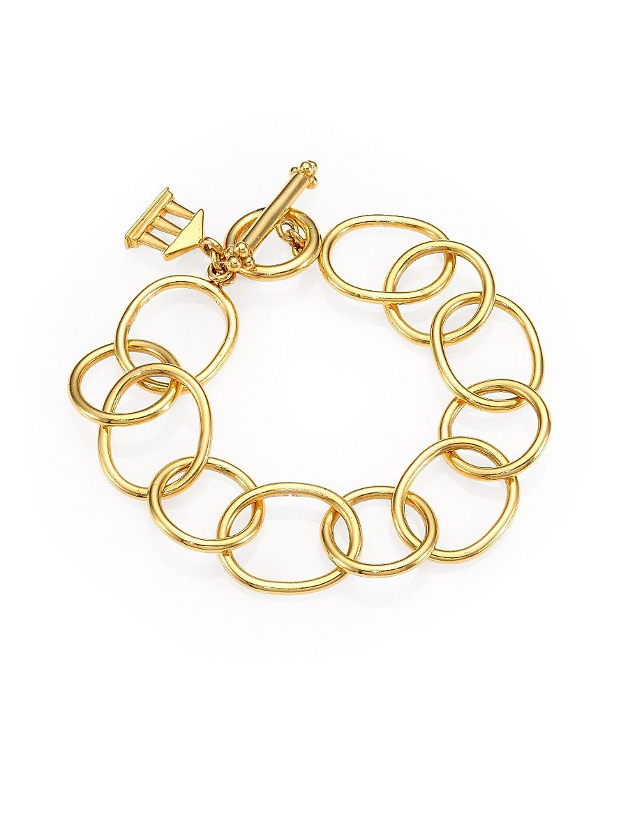 Women's Florence86 18K Yellow Gold Arno Chain Link Bracelet - Yellow Gold