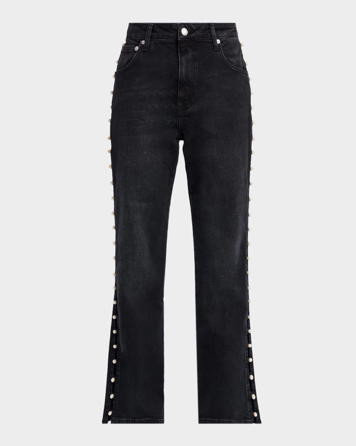 Amelia Embellished Straight Jeans