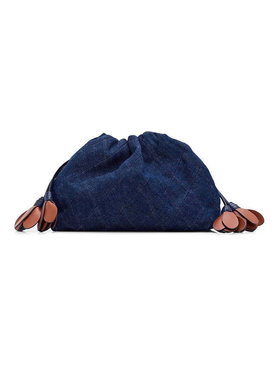 Women's Cloud 91 Medium Denim Clutch - Denim