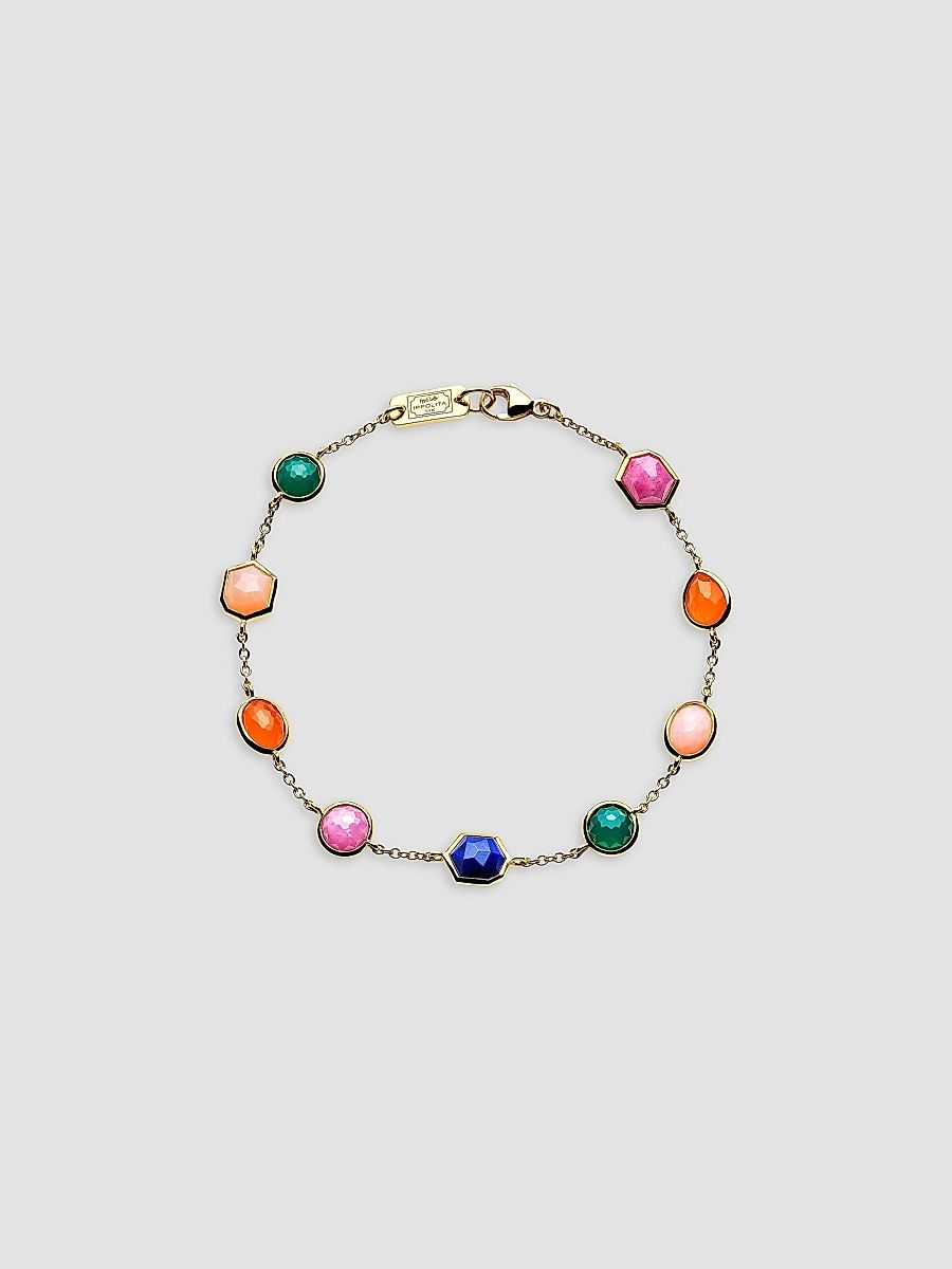 Women's Rock Candy Confetti 18K Yellow Gold & Multi-Gemstone Bracelet - Gold