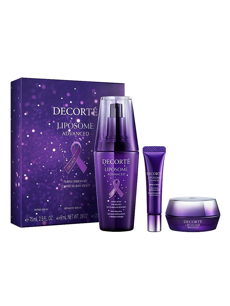 Women's Purple Ribbon Liposome Advanced Repair 3-Piece Skincare Set
