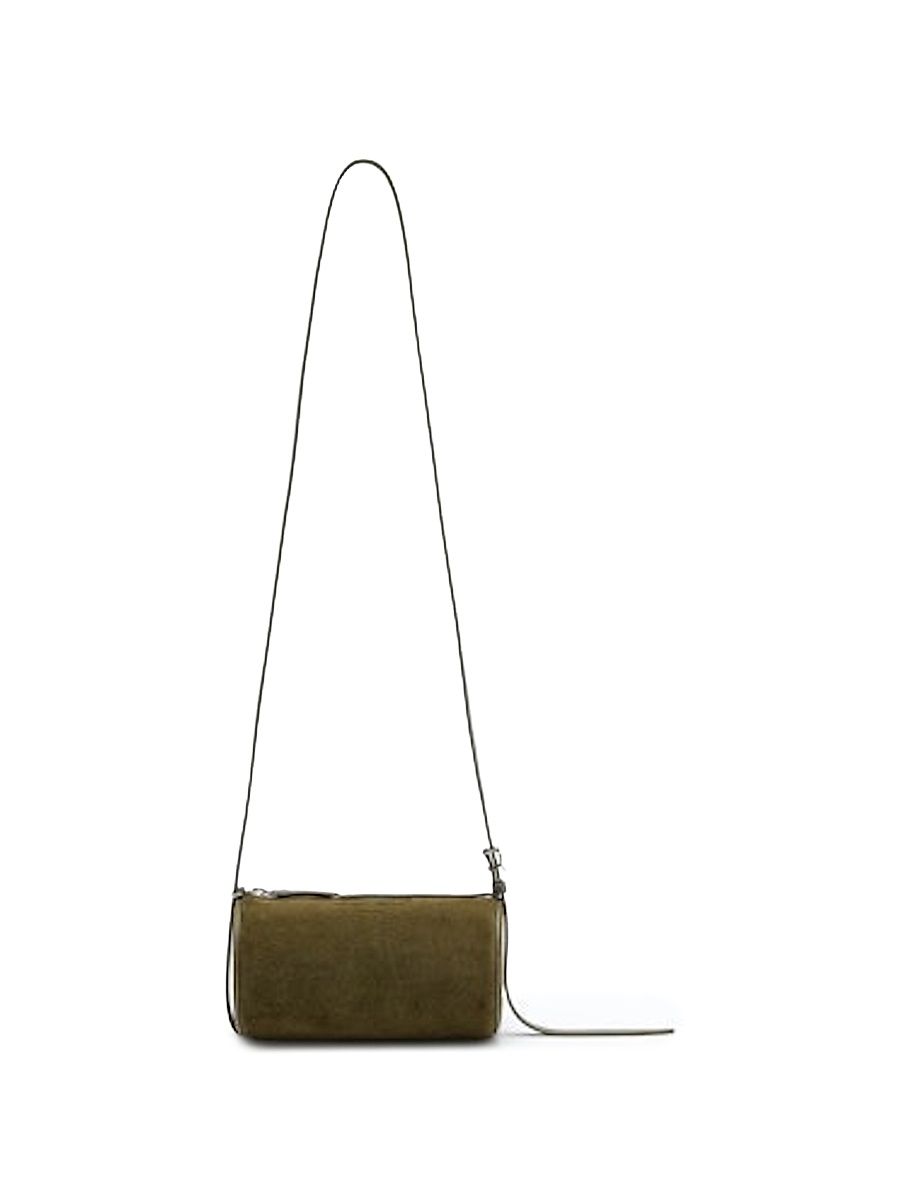 Women's Silo Suede Crossbody Bag - Olive
