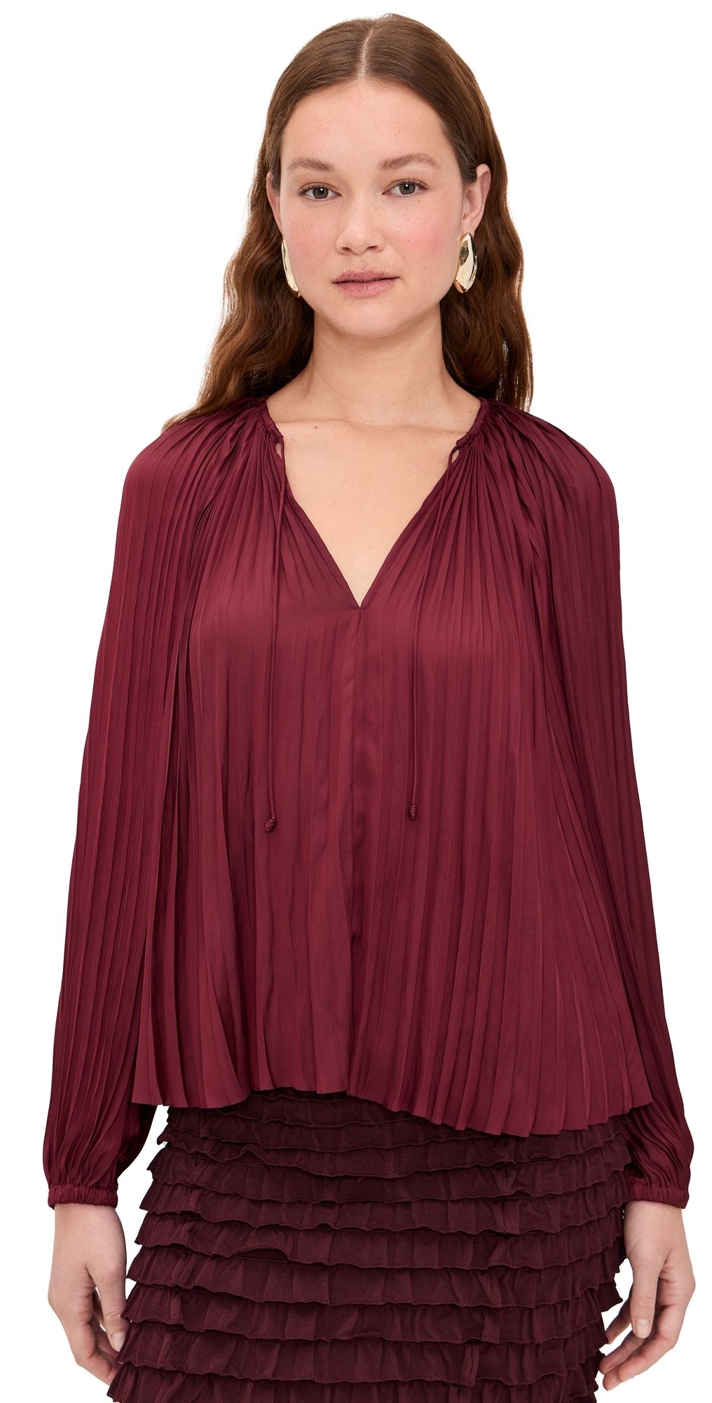 Ulla Johnson Electra Blouse Claret 4