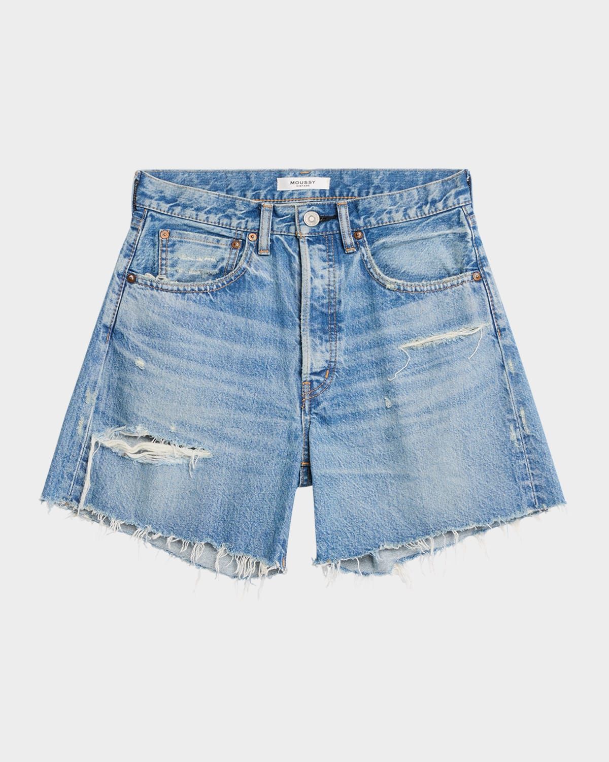 Kensington Distressed Denim Shorts