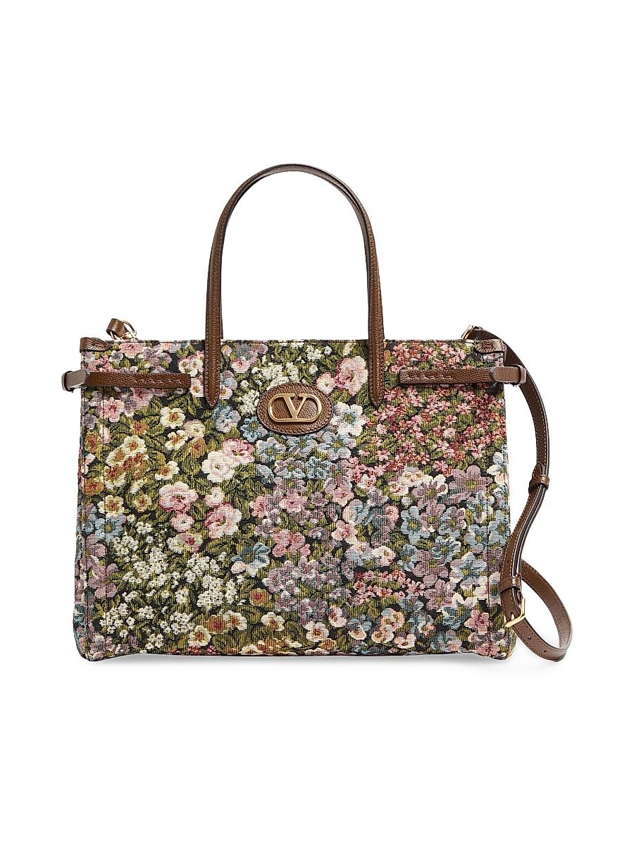 Women's Antibes Medium Shopping Bag in Jacquard Fabric