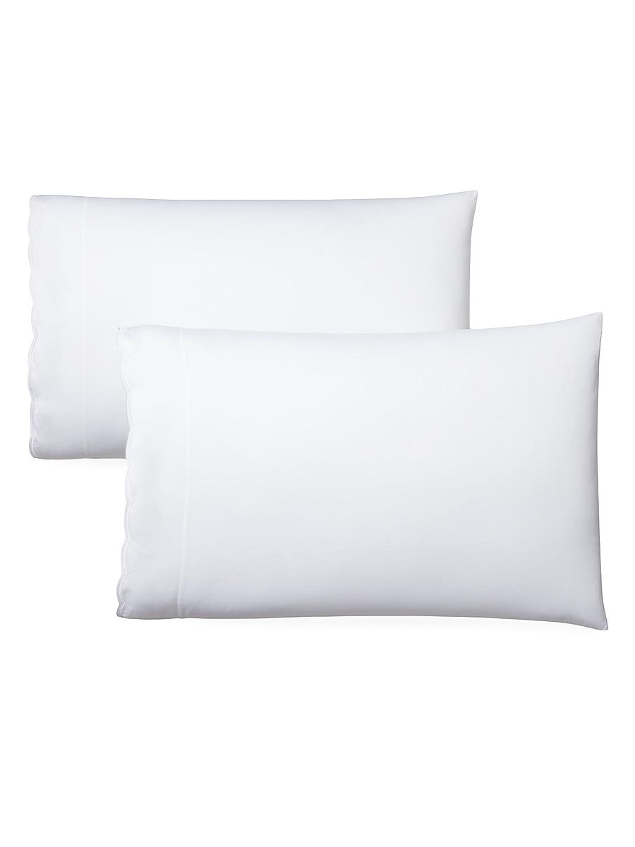 Organic Cotton Sateen Malin Pillowcase Set - Navy - Size King