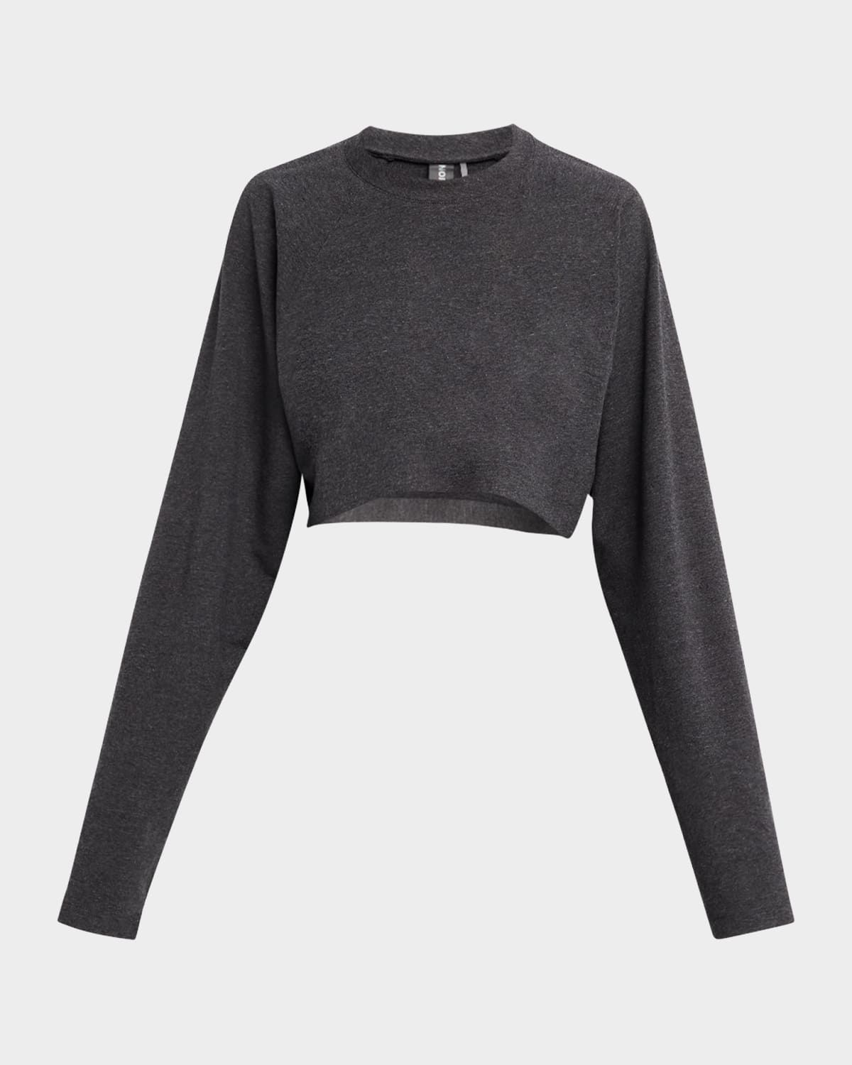 Oversized Raglan-Sleeve Cropped Top