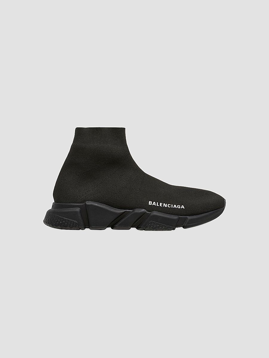 Balenciaga Unisex Speed Sneaker - Black - Size 7