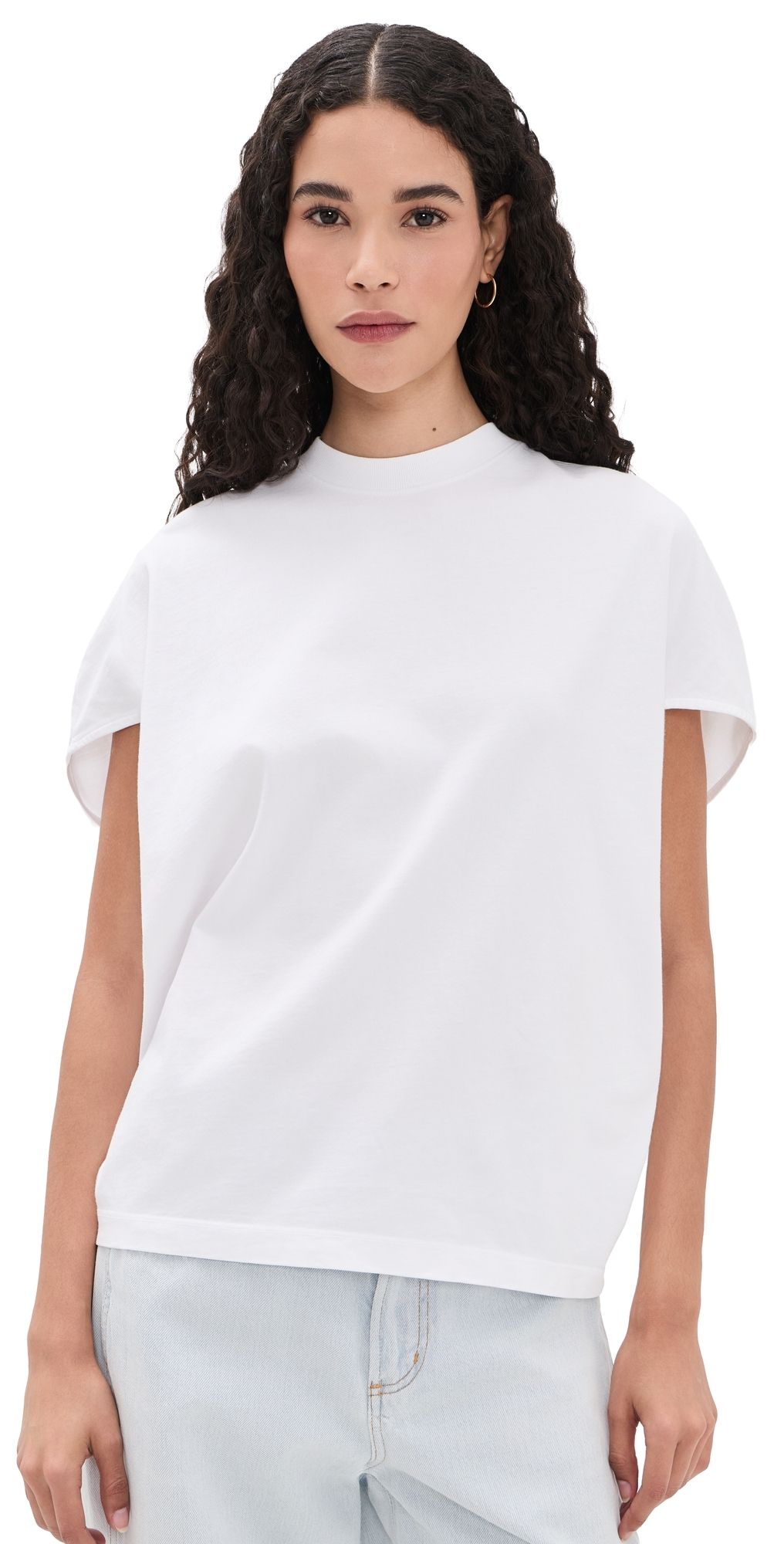 AGOLDE Souline T-Shirt White L