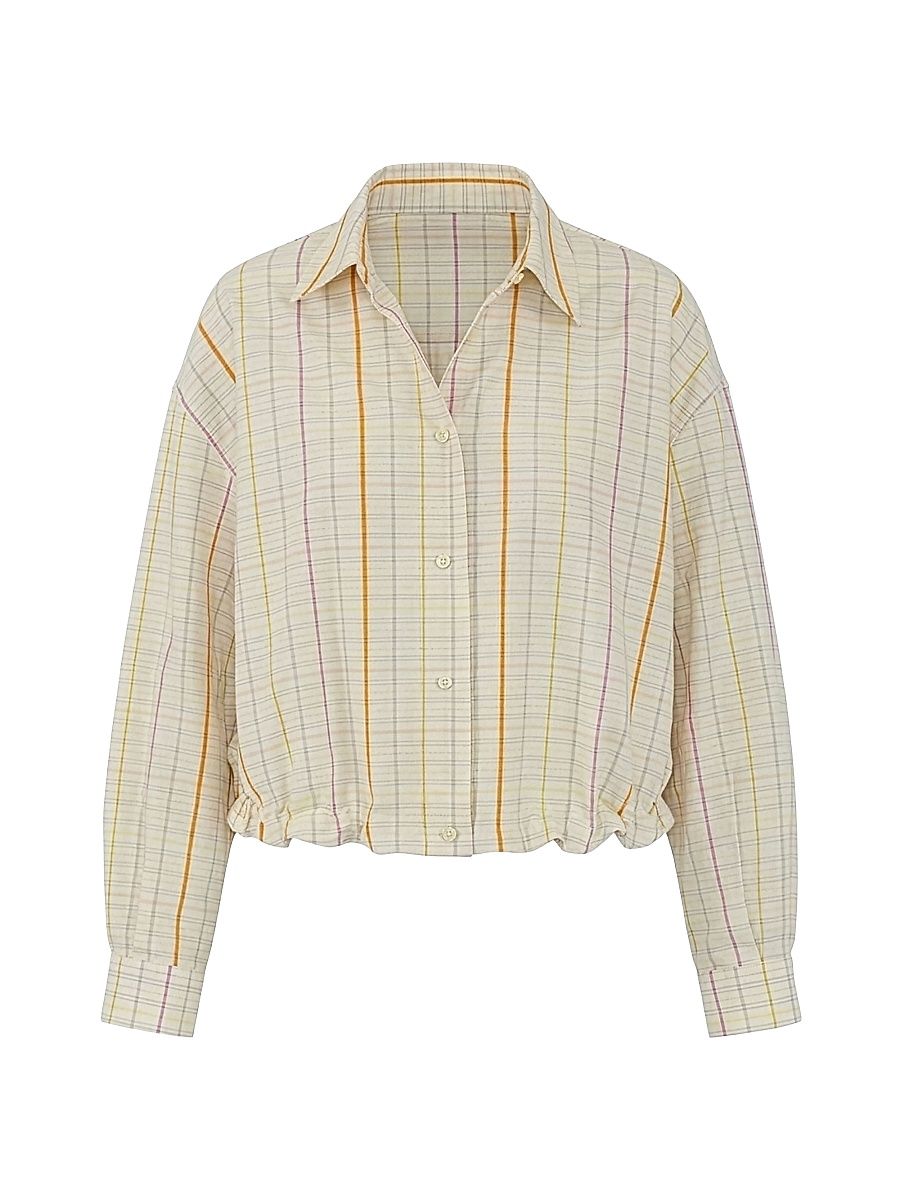 Women's Lille Blouson Hem Shirt - Nat Yellow - Size 0