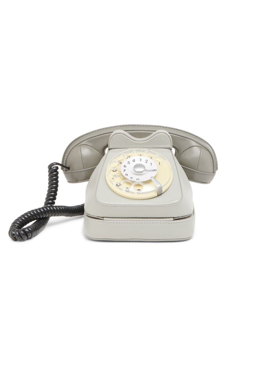 Moschino Women's Telephone Collector Bag - Grey