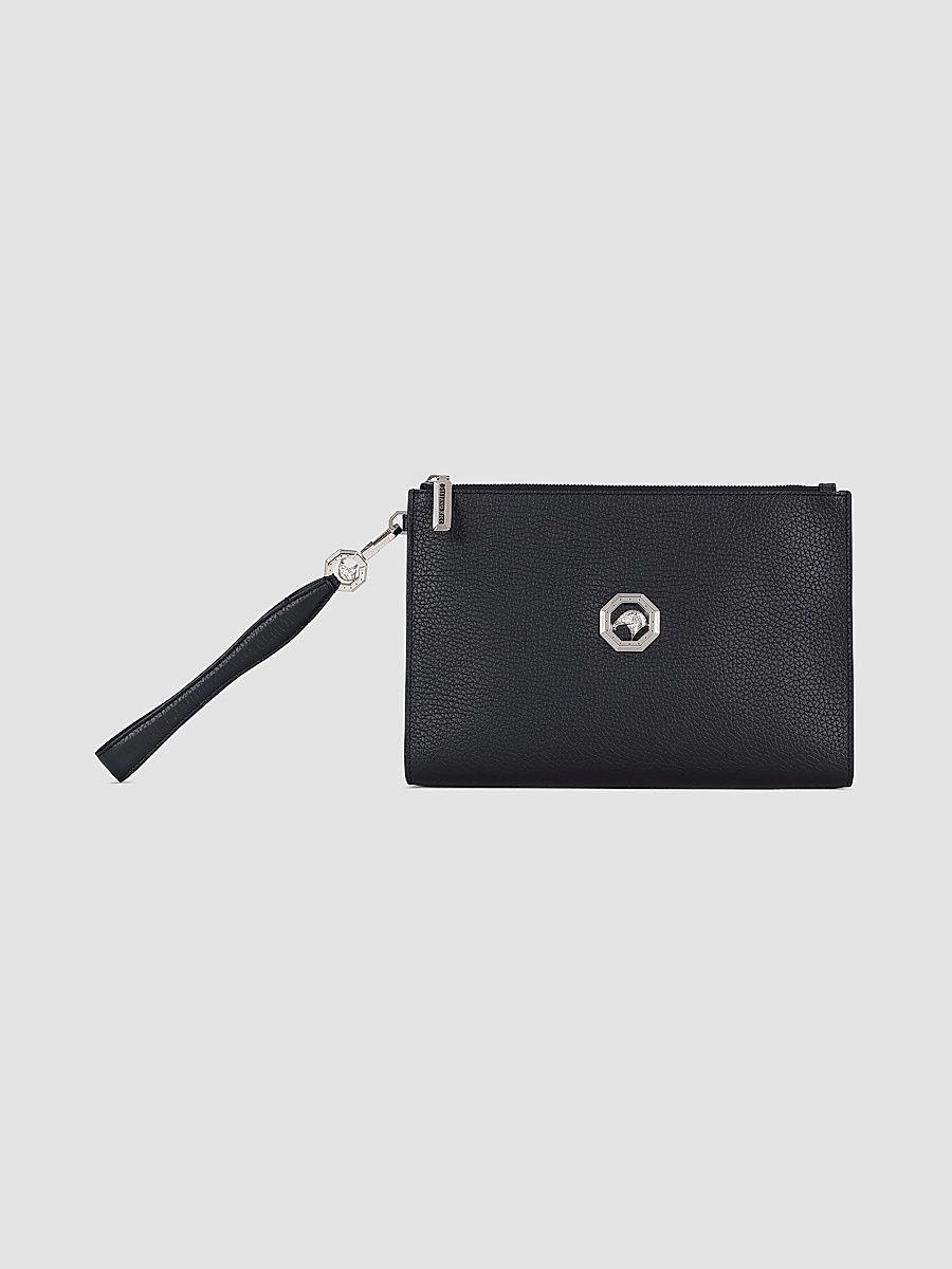 Men's Medium Portfolio Bag - Black