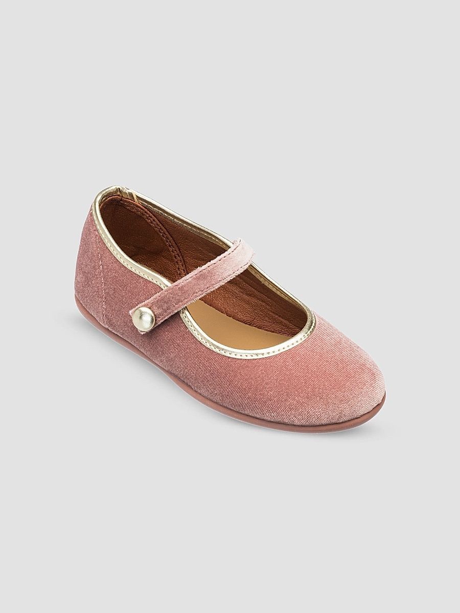 Elephantito Girl's Baby Girl's, Little Girl's & Girl's Velvet Mary Janes - Pink - Size 6 (Child)