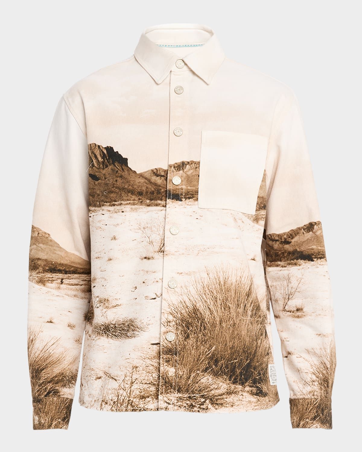 Graphic Cotton Overshirt