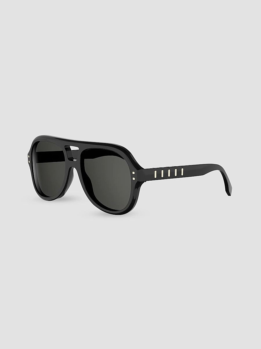 Women's Fendi Five Sisters 56MM Aviator Sunglasses - Black