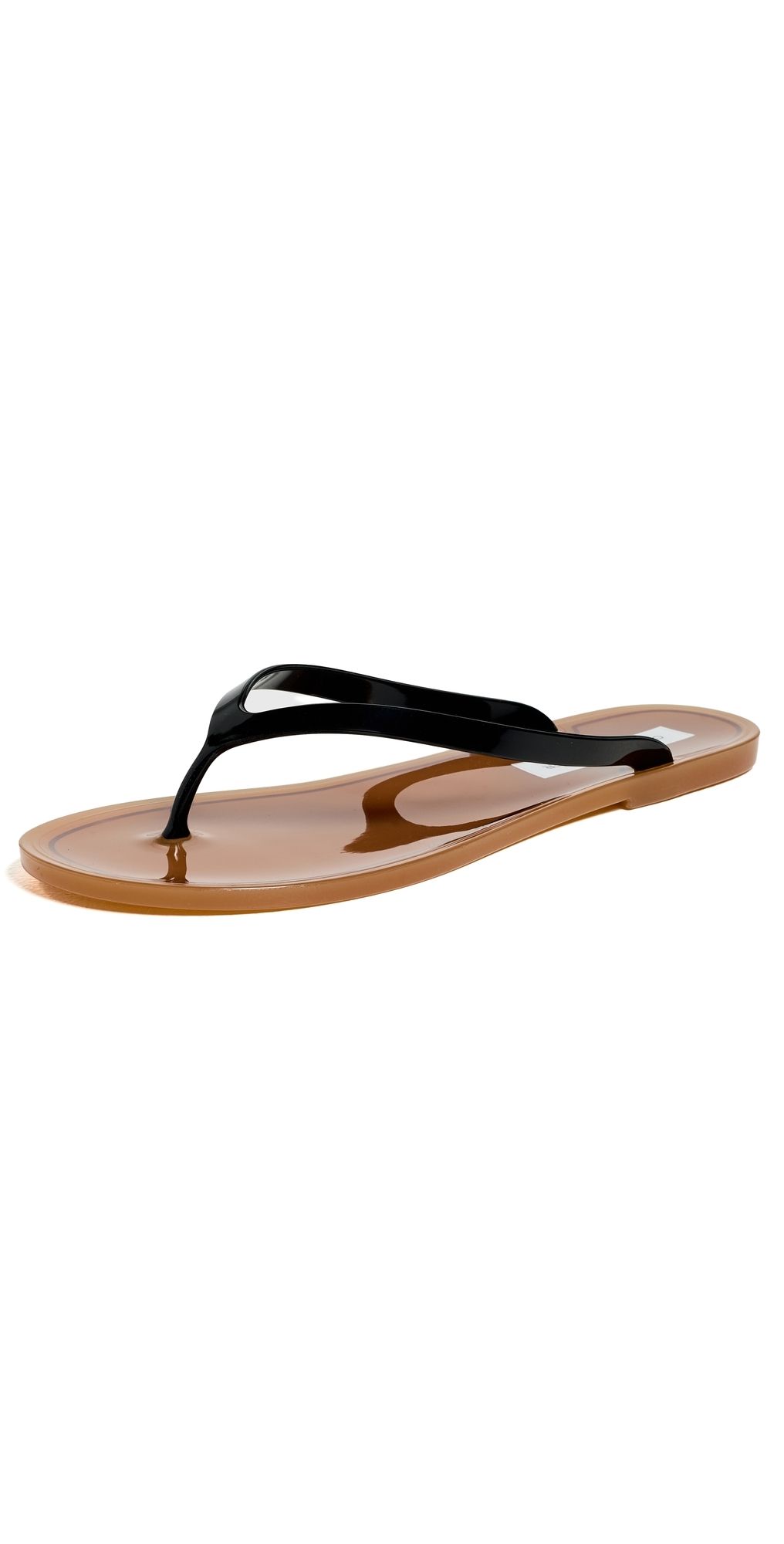Christopher Esber Jo Jelly Flip Flops Bronzed/Black 38