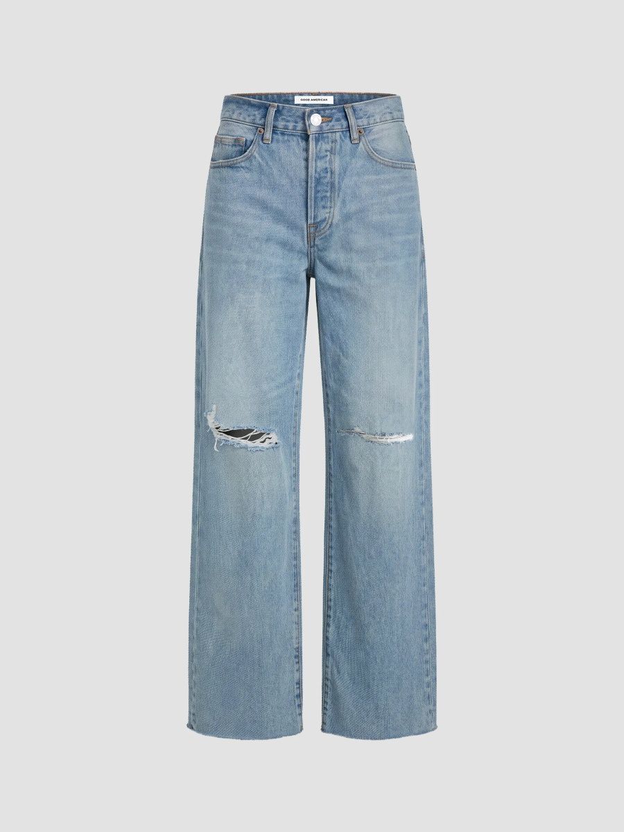Good American Women's Vintage Low Slung Baggy Jeans - Terra - Size 8