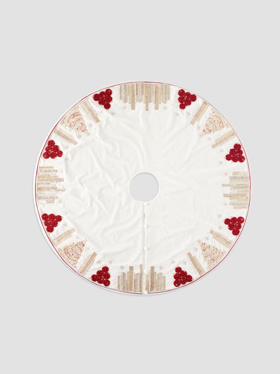 Kim Seybert Empire State Tree Skirt