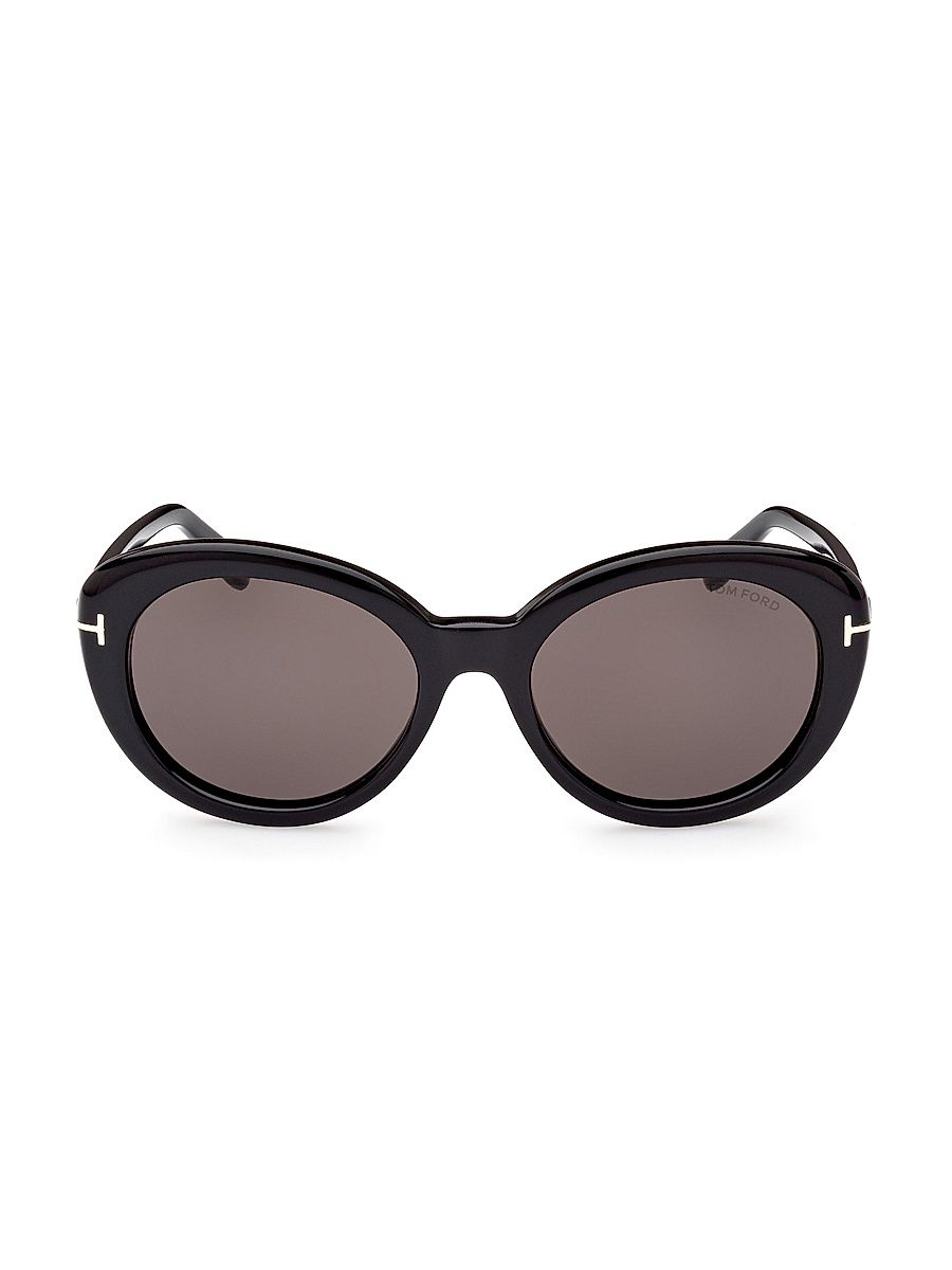 Women's Lily 55MM Cat Eye Sunglasses - Black
