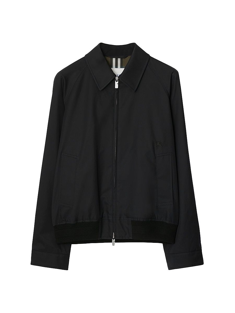 Men's Tech Cotton Jacket - Black - Size 42