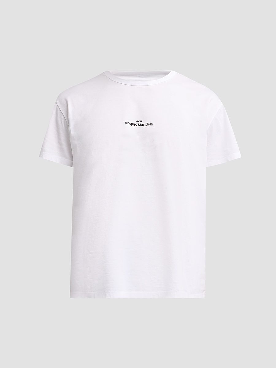 Men's Logo Regular-Fit Cotton Crewneck T-Shirt - White - Size Large