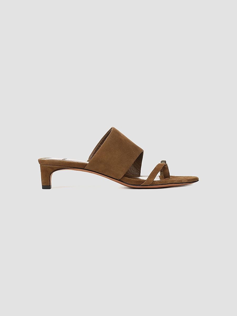 Women's Suzie 40MM Suede Sandals - Elmwood - Size 8