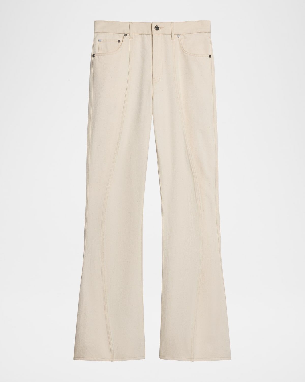 Wide-Leg Ski Jeans
