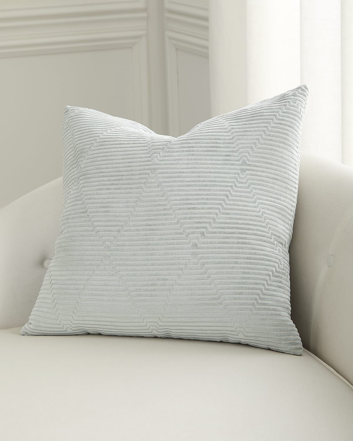 Outline Decorative Pillow, 24" Square