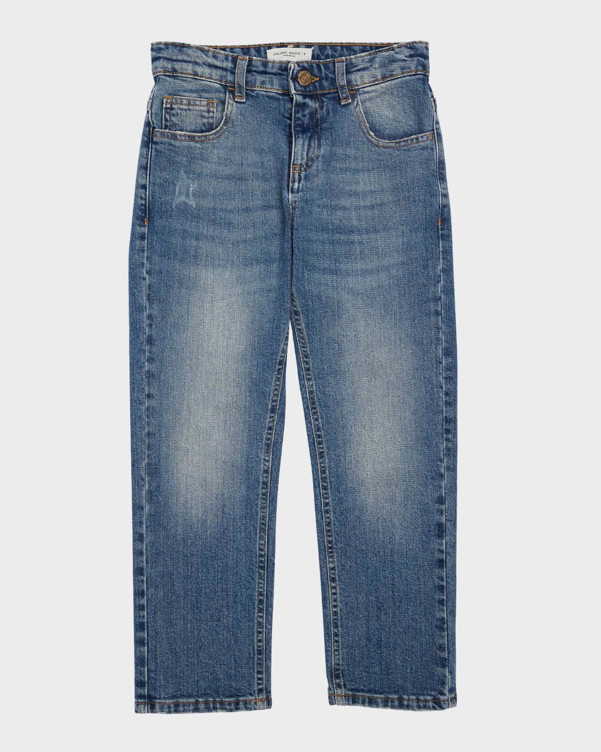 Boy & apos;s Journey Medium Stone Wash Stretch Jeans, Size 4-10