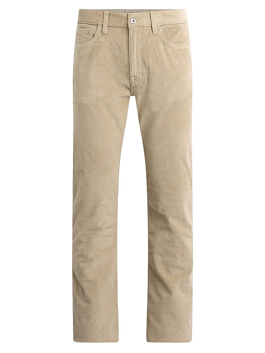 Men's Brixton Slim-Straight Corduroy Pants - Winter Sand - Size 38