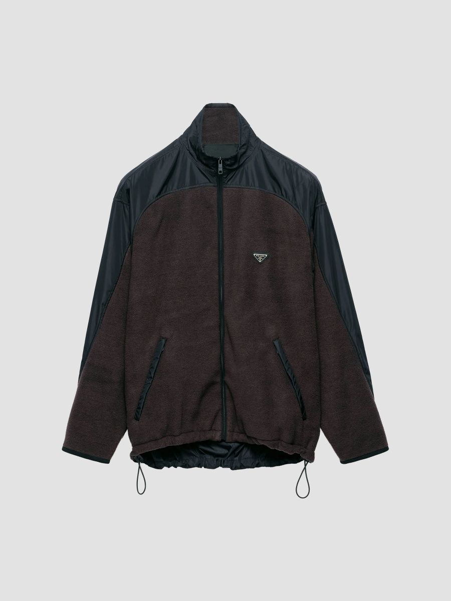 Prada Men's Fleece Jacket - Green - Size XXXL