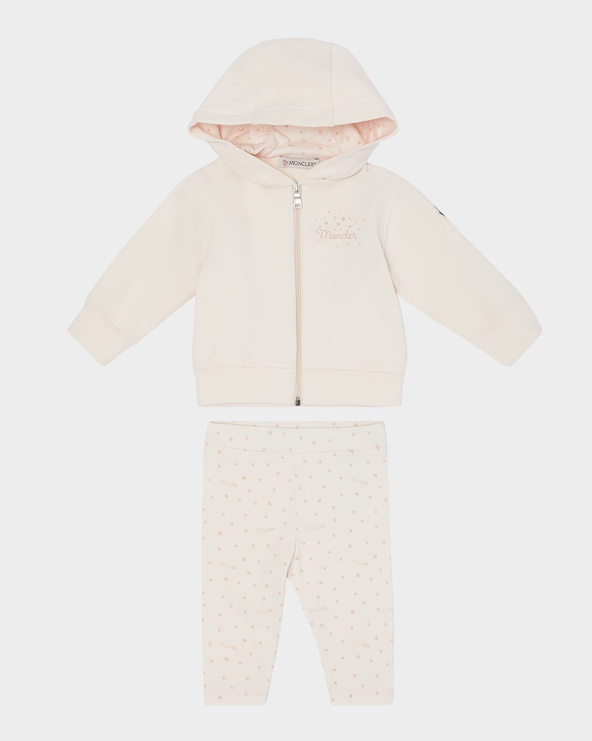 Girl & apos;s Hoodie & Star-Print Leggings, Size 1M-3