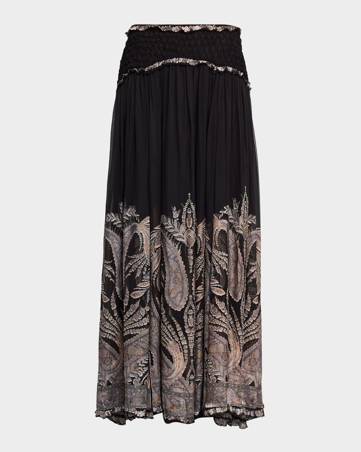 Dream Burnout Maxi Skirt
