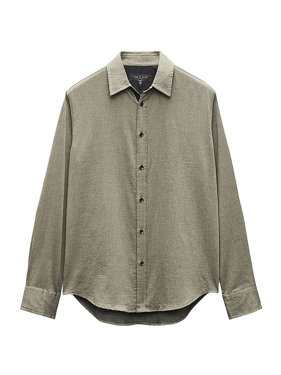 Men's Tomlin Stretch Dobby Shirt - Sage - Size XL