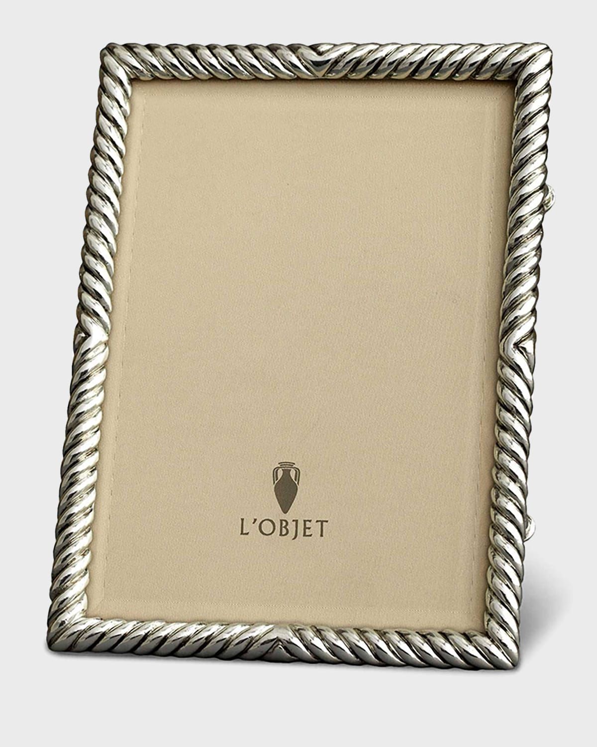 Deco Twist Platinum-Plated Picture Frame